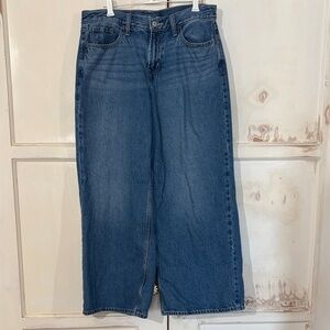Old Navy Women's Blue Flare & Wide Leg Jeans
